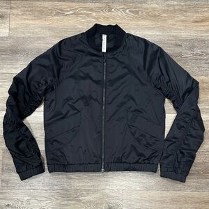 lululemon athletica Black Bomber Jacket